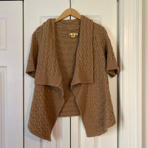 Calypso St Barth camel hair yali cardigan.